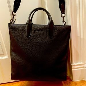 Coach Gotham tall tote in black